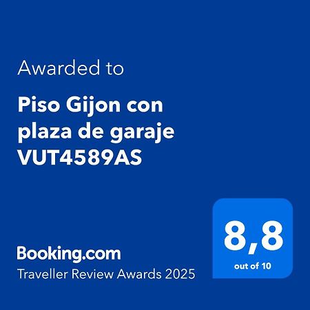 Piso Gijon Con Plaza De Garaje Vut4589As Apartment Екстериор снимка